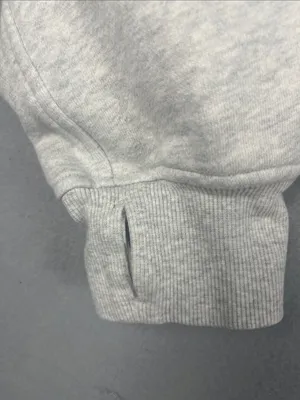 Lululemon Oversized Half-Zip heather gray scuba hoodie Size: XL/XXL thumbnail 6