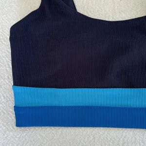 Beach Riot Heidi Bikini Top Marine Colorblock, Size Large , $98 thumbnail 6