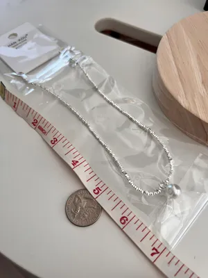 925 silver Pearl Necklace thumbnail 4