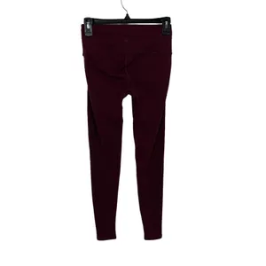 Lululemon Maroon 7/8‎ High Rise Leggings 6 Athleisure Workout Yoga thumbnail 5