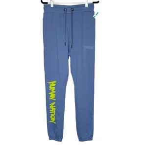 NEW Human Nation Jogger Sweat Pants Women's Smiley Blue Size 2 XS thumbnail 2