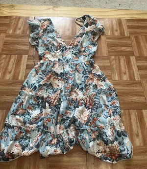 Shein Dress Floral thumbnail 1
