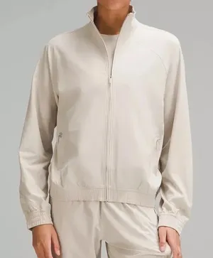 Lululemon Relaxed Fit Track Jacket in Mojave Tan thumbnail 1
