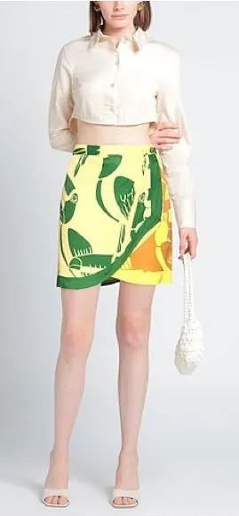 Farm Rio Mixed Rainbow Toucans Mini Skort Size Large NWT - C30-084 thumbnail 1