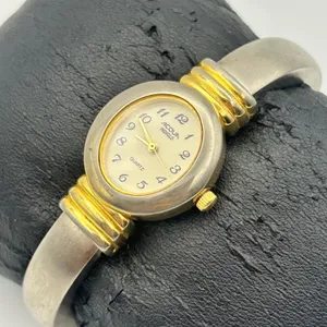 Vintage Two-tone ACQUA Indiglo Women’s Quartz Watch Working New Battery thumbnail 2
