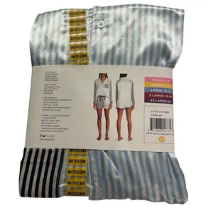 BB Dakota Satin Notch Collar PJ Set NWT Women Med Long Sleeve Shorts Loungewear thumbnail 3