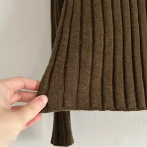 Banana Republic Lucci Merino Wool Turtleneck Sweater Brown Quiet Luxury Preppy thumbnail 3