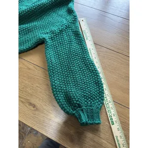 Altard State Women Size Large Oversized Chunky Knit Green Sweater Cozy Cottage‎ thumbnail 6