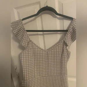 Caution to the Wind Short plaid dress thumbnail 3
