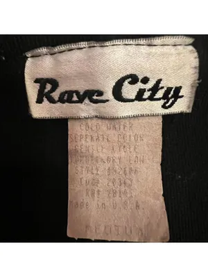 Vintage Y2K Rave City black coquette butterfly mini skirt Size Medium 🖤 thumbnail 9