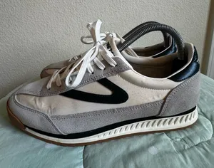 Tretorn White, gray and green Sneakers Womens 9.5 thumbnail 1