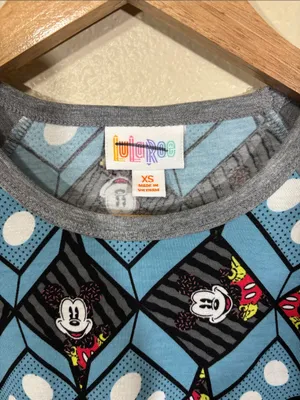 Disney Mickey Mouse Lularoe Randy Baseball Tee Size XS NEW thumbnail 3
