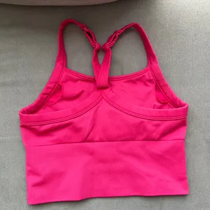 Alo Yoga Seamless Ribbed Favorite Bra Tank Pink Summer Crush XS thumbnail 6
