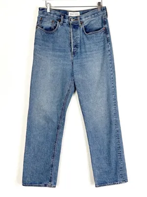 Aritzia Denim Forum Cotton The Joni High Rise Loose Denim Jeans Butter Mom SZ 29 thumbnail 1