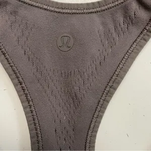 Lululemon Reveal Sports Bra Digital Rain Light Support Knit Lunar Rock Taupe thumbnail 5
