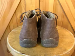 BOC Born Concept Boots Womens 7M Chukka Booties Brown Faux Leather Lace Up thumbnail 4