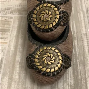 Jack Rogers Metallic Bronze Ballet Flats 7.5 thumbnail 7