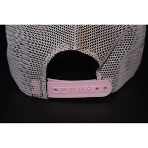 Von Dutch Trucker Hat Women OS Blue Pink Excellent Denim Mesh Y2K Snapback Cap thumbnail 4