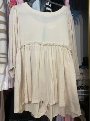 Mabel Cream Romper thumbnail 1