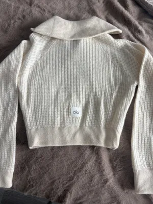 Alo cashmere quarter zip size small thumbnail 3