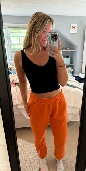 Orange Outdoor Voices Sweatpants thumbnail 1