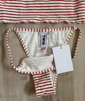 Princess Polly Twiin Tankini Set - Red/White thumbnail 3