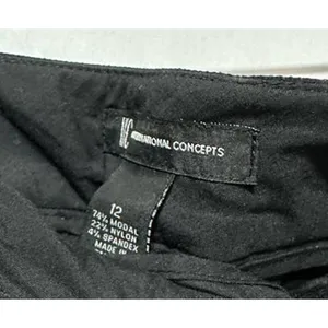INC International Concepts Black Pants Size 12‎ thumbnail 4