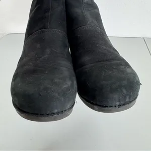 Dansko Black Leather‎ Wedge Heel Ankle Booties Size 42 thumbnail 3