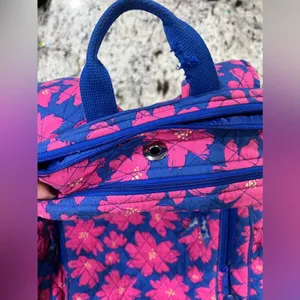 Vera Bradley Women's Signature Cotton Campus Tech Backpack, Art Poppies thumbnail 7