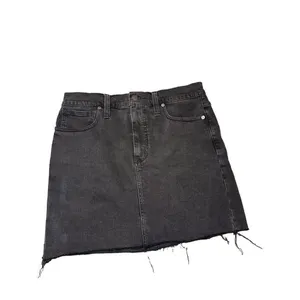 Madewell Stretch Denim Straight Mini Skirt in‎ Ashcraft Wash: Raw-Hemmed Edition thumbnail 9