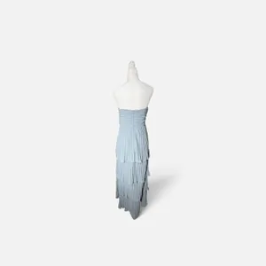 Lulus Slate Blue Gray Womens Maxi Dress Size XL thumbnail 3