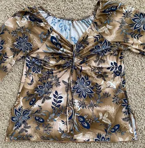 Charlotte Russe VTG Boho Top Sz M thumbnail 6