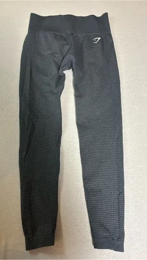 Gymshark Vital Seamless Leggings Large Grey l High Rise Workout Pant thumbnail 1