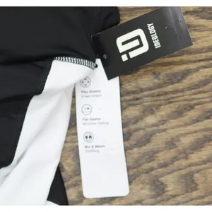 NWT Id Ideology Petite Colorblocked Cropped Capri Leggings Noir White / Black PM thumbnail 7