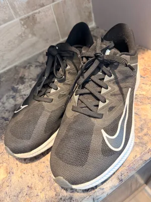 Nike Black Running Sneakers Size 8 thumbnail 1