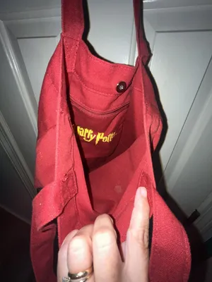 Harry Potter Platform 9 3/4 Hogwarts Express Canvas Tote Bag thumbnail 4