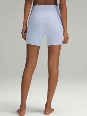 Lululemon Align High-Rise Bike Biker Short 6" in Blue Linen W2538 Sz 14 thumbnail 3