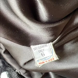 Vintage VTG Union Made Faux Fur Cow Print Coat thumbnail 7