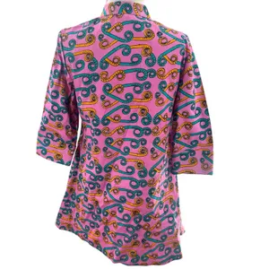 Zuri Fiddlesticks tunic dress‎ African wax print kitenge sz XXS thumbnail 3