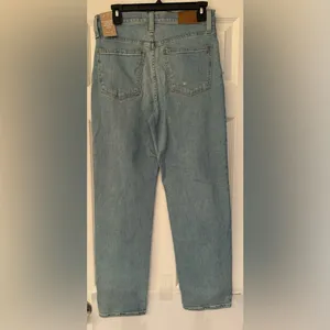 Madewell The Perfect Vintage Straight Jean Women Light Washed Blue Jeans Size 27 thumbnail 6