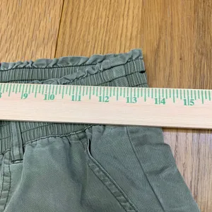 Abercrombie and Fitch Olive Green Jogger Pants‎ Smocked Waist Women Size Small thumbnail 4
