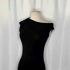 NWT!! J. CREW Stretch Cotton Blend Off the Shoulder Top Solid Black XXS XX-Small thumbnail 7
