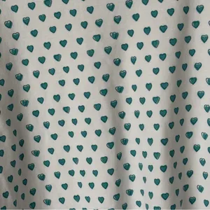 Roller Rabbit pajamas mint hearts print henley top long sleeve pima cotton thumbnail 9