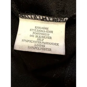 China Doll Embellished Evening Dress Small Black Polyester Crystal Beaded thumbnail 8