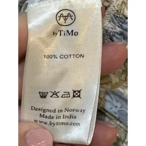 By Timo Poplin Mini Dress Blossoms‎ Size Medium Floral thumbnail 7