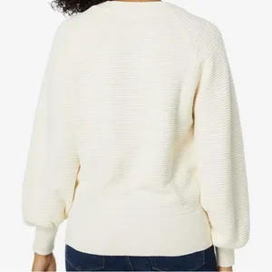 Madewell Women's Cream Crew Neck Long Sleeves Pullover Sweater Size XS‎ thumbnail 2