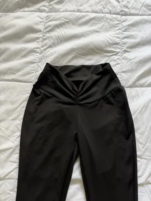 Shein Black Flare Leggings thumbnail 3