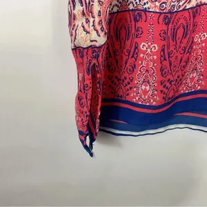 Violet + Claire Sleeveless Medallion Print V Neck Top Size‎ Large thumbnail 2