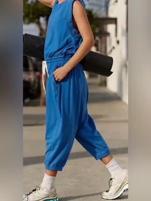 NWT Free People Movement Hot Shot Harem Onesie thumbnail 2