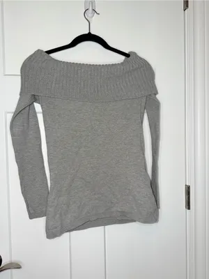Glimmer Off the Shoulder Pocket Detail Sweater thumbnail 2